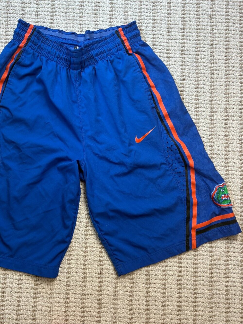 Nike Dri-Fit Florida Gators Men’s M Blue/Orange Mesh Basketball Practice Shorts